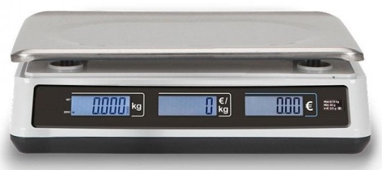 POS Interface Scale - Countertop - No Pole Display - Rear