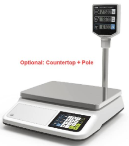 Optional: Countertop Scale with Pole Display