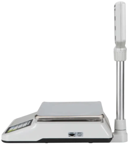 Shop Retail Scale with Pole Display - Side