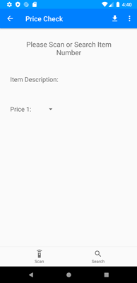 Stocktake Scanner - Android Touch Screen - Price Check