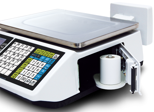 Cash Register Receipt Printing Scale - Side