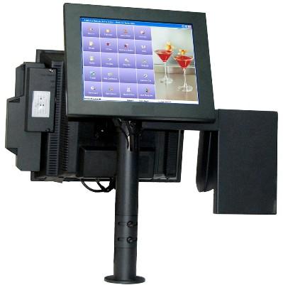 Monitor MAX Mount - rear - with customer side lcd monitor