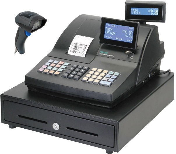 Cash Register ABM-510R with a "Hand-Held" Laser Scanner