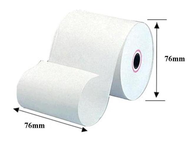Paper Roll 76x76 Single Ply