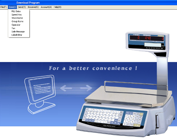 Label Printing Scale Programming Software
