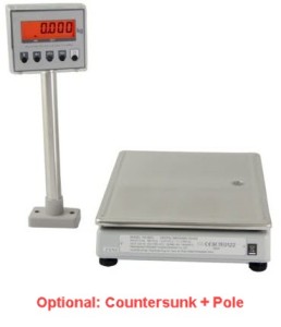 Optional: Countersunk Scale with Pole Display