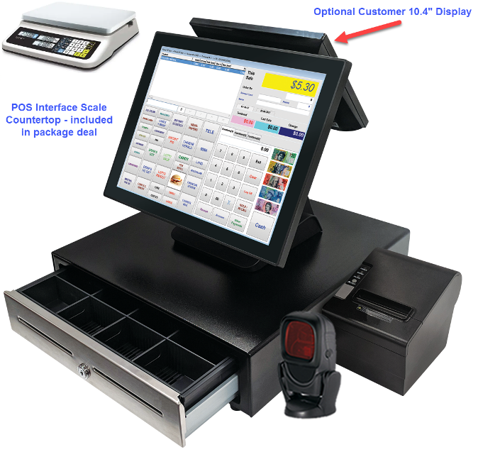 Special price epos till Convenience Store Newsagent Full software no monthly or 