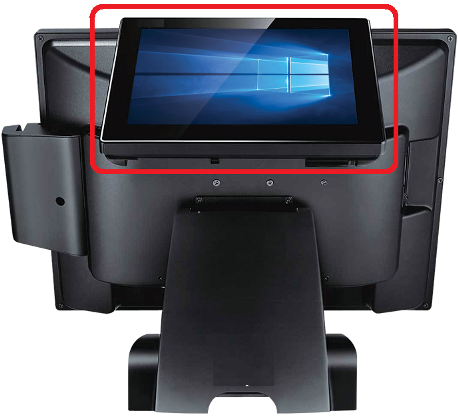10.4" Customer Rear Display - attached to POS Terminal