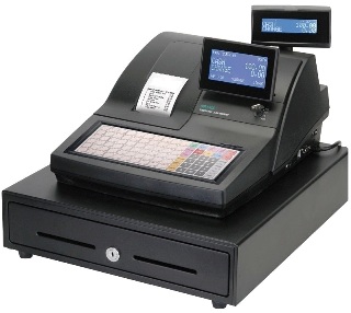 Cash Register ABM-510F - Single Roll & 60 Item Flat Keyboard