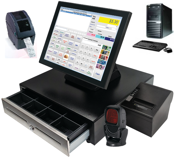 Newsagency POS System - Package M (POS & XchangeIT & Office PC)