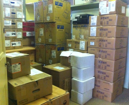POS System getting ready to be shipped to Papua New Guinea