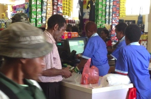 Convenience Store POS front counter Papua New Guinea