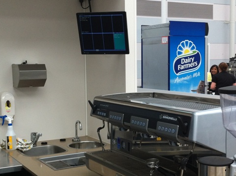 Coffee Machine with Video Order Screen